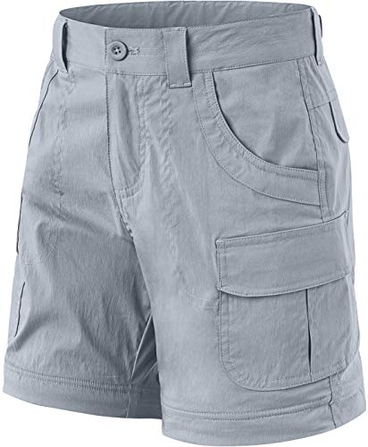 Cqr Kids Youth Hiking Cargo Pants, Upf 50+ Quick Dry Convertible Zip Off/Regular Pants, Outdoor Camping Pants, Girl Convertible Stone, X-Large #TOP1
