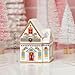 Mini Gingerbread House Jars, Christmas Village Spice House Home Decor, Festive Countertop Decor