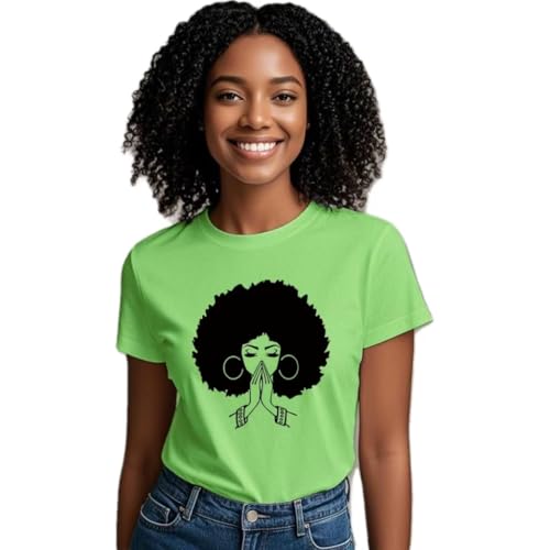 Image of Black History Shirts Black Graphic tees for Men and Women, Magic Fashion Afro American Natural Hair Vintage Melanin T-Shirts