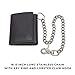 Juzar Tapal Collection Mens Wallets Black Trifold Rfid Protection Trifold Wallet Trifold Wallets For Men Men Wallet Leather Real Leather Wallets Biker Chain For Men