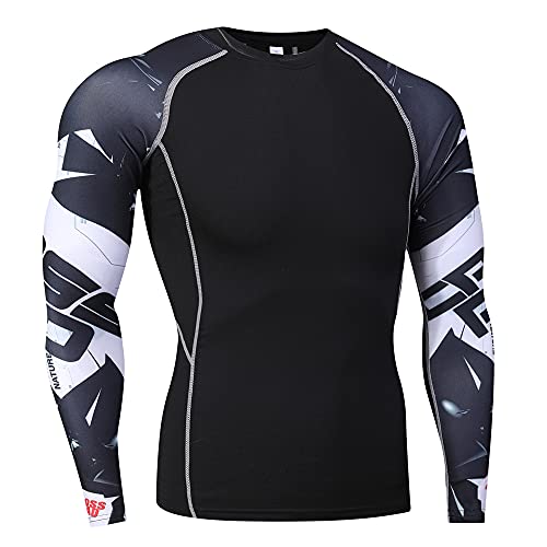 Chahlal Men's Thermal Underwear Sets, Base Layer Compression Set For Men - Long Sleeve Top & Long Johns Workout Clothes For Men #TOP3