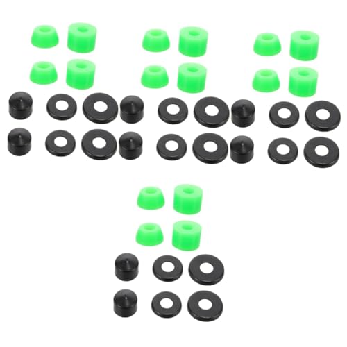 Happyyami 4 Sets Skateboard Trucks Replacement Parts Shockproof Pad Washer Bushings Set for Washers Skateboard