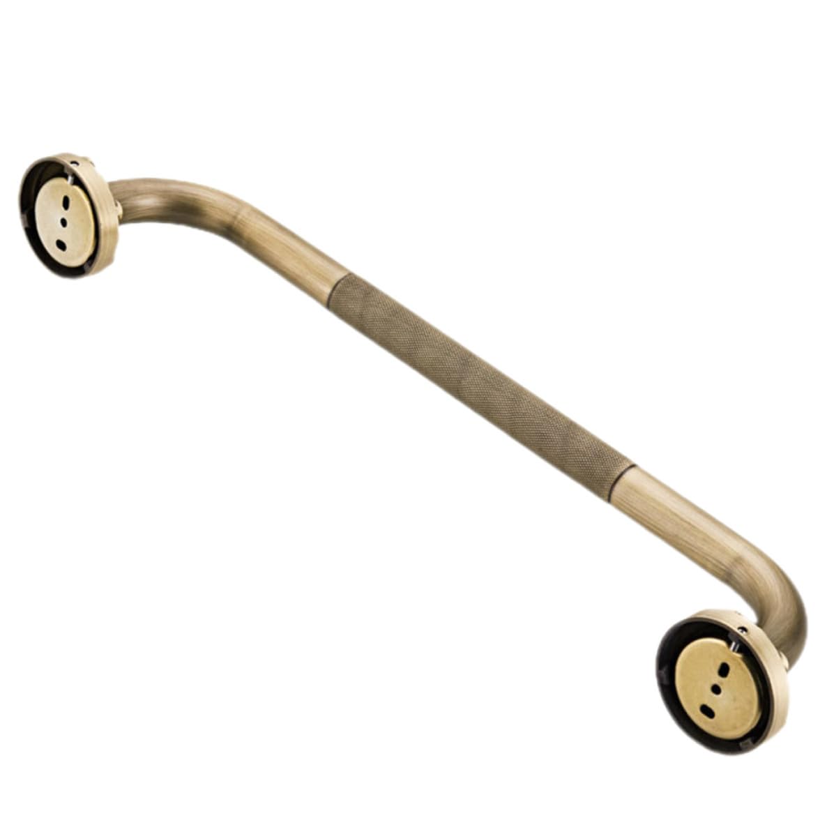 Abaodam Maniglione Bagno Antiscivolo per Anziani in Rame Design Arrotondato, Leggero e Struttura Semplice, per Doccia e Scale, Supporto Sicuro e Funzionale