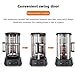 KJLYLPP Countertop Vertical Rotisserie Oven,Electric Smokeless Rotating Grill Oven,21l,360°All-Round Grilling,Stain Resistant,Energy Efficient with Heat Resistant Door