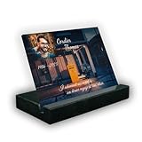 🪞 Plaque Funéraire Personnalisée en Altuglas Rectangulaire 🪞 : Offerte en deux tailles - grand rectangle (30x20 cm, 3.3 kg) et petit rectangle (21x15 cm, 3.3 kg) - chacune avec une épaisseur de 8 mm.