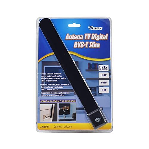 Antena Slim para TV Digital HDTV