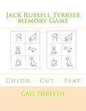 Jack Russell Terrier Memory Game: Color - Cut - Play
