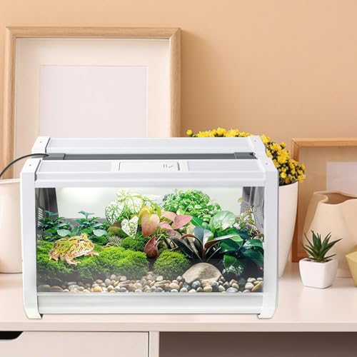 Terrário Para Répteis - Terrário Para Répteis Com Ventilação | Viveiro Ventilado Antifuga Com Área D