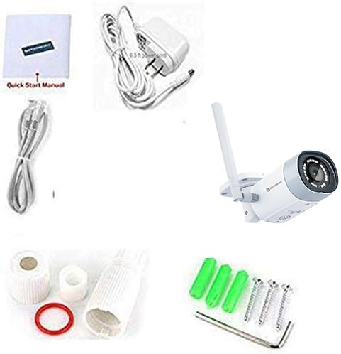 Package contents of the MICROSEVEN IP Camera