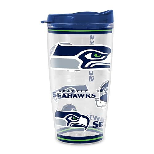 Image of Rico Industries NFL Football Double Wall Mayhem 16oz Tritan Tumbler W Lid