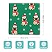 DGTXWIT Christmas Pugs Hats Women's Square Silk Scarf 27x27 In, Fashion Scarves Wraps Headscarf for Neck Hair Bag, Lightweight Breathable Silky Feel Elegant Accessory Gift