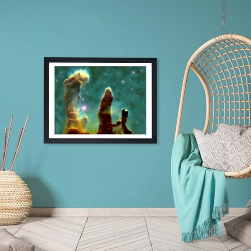 Petite affiche encadrée Eagle Nebula Spiffing Prints Hubble - 6