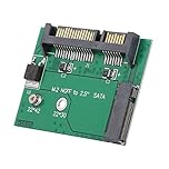 M.2 NGFF SSD to 2.5inch SATA 3.0 Adapter Card, M.2 NGFF to SATA III Converter for Laptop/Desktop Support Solid State Hard Drive Model 2242
