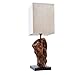 Produktbild Invicta Interior Design Treibholz Lampe Hypnotic beige Leinenschirm Tischlampe in Handarbeit Tischleuchte Unikat