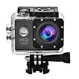 Garsent Cámara Deportiva 4K, HD 1080P WiFi Acción Deportiva DV Impermeable 30M bajo el Agua, cámara de Lente Gran Angular de 140 ° con Kits de Accesorios de Montaje para Actividades al Aire Libre