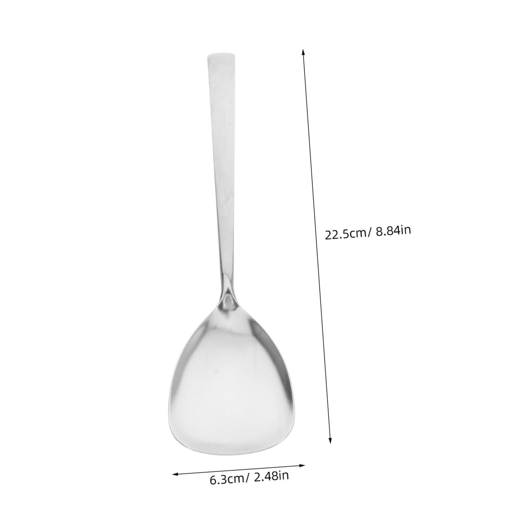 STOBAZA Triangle Soup Ladle Stainless Steel Rice Scoop Kitchen Utensil for Serving for Home Restaurant