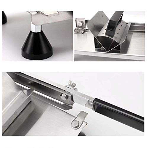 Meat slicer for home or commercial use,Food Machine, Adjustable Manual Frozen Meat, Roll Cleavers, 3-8mm Thickness Adjustable,Suitable for Meat and Vegetables and Fruits - Image 6