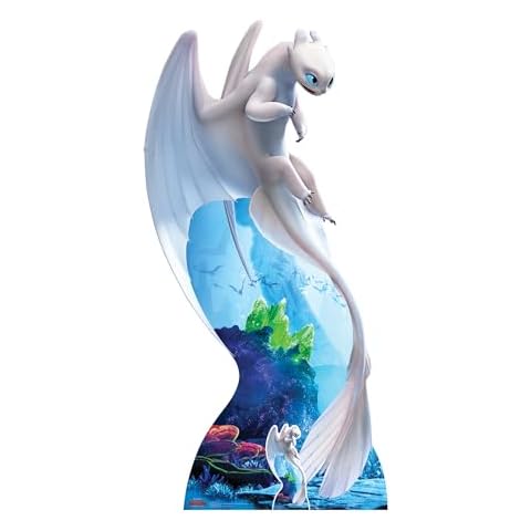 Star Cutouts Light Fury White Dragon Cardboard Cutout Cover