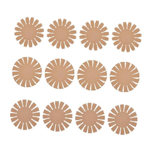 UxicRuya 12 Plantillas de Base para Cestas de Punto, Materiales de Bricolaje Sin Terminar, Base para Tejer Cestas.