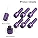 Stainless Steel for Bike Handlebar Stem Bolts M5 x 18mm, Purple Stem Screws for Mountain for Bike, 6 Pack Compatible with M5 18mm Fasteners(D)