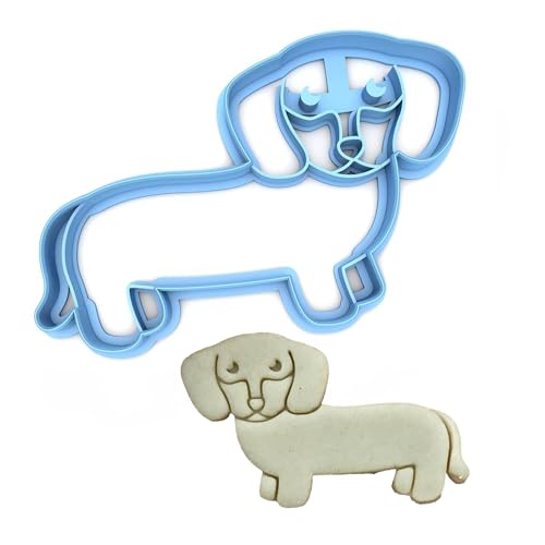 Sweet Prints Inc Dachshund/Wiener Dog Cookie Cutter - Dishwasher Safe (4