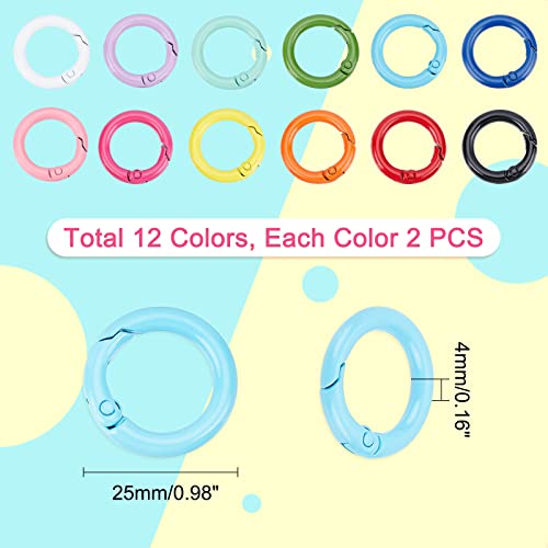 PHPandaHall『カラビナカラフルO型』