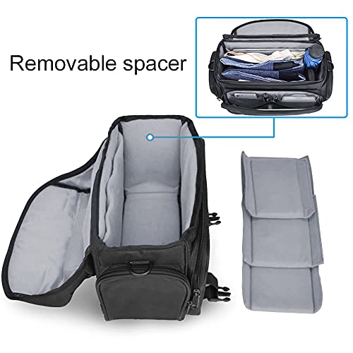 CADeN Kameratasche, fototasche Wasserbeständig Umhängetasche kompakte Sling Schulter Bag für DSLR SLR-Kamera Nikon Sony Canon Objektiv, S – Bild 5