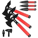 NEDFOSS Bear Throwing Knives Axes Set, 11.7