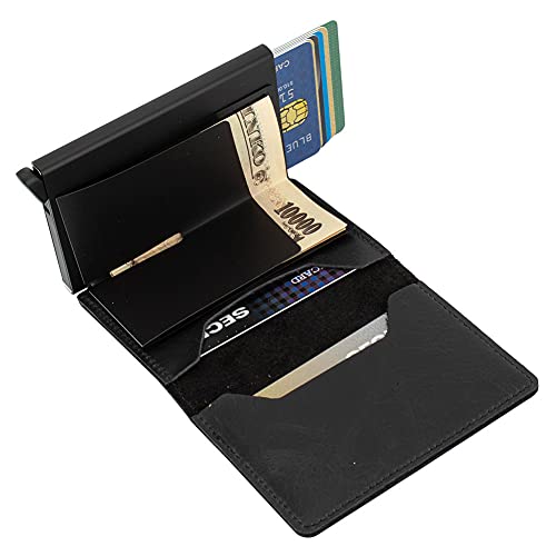 Image of Secrid Slim Wallet Original Leather With Rfid Safe Card Case