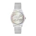 Produktbild Lacoste Analog Quarzuhr für Damen Kollektion LADYCROC mit Silbernes Edelstahl-Mesh-Gliederarmband - 2001259