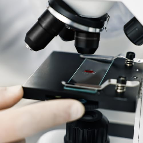 Microscope Slides and Covers Kit 50 Pcs Pre-Cleaned Blank Glass Slides for Microscopes 100 Pcs Square Coverslips Cover Glass for Experiments & Analyses
