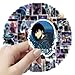 50PCS Solo Leveling Sticker Set, Waterproof Vinyl Decals, Anime Character Collection for Laptop, Water Bottle Gifts Birthday Decorations (Green)
