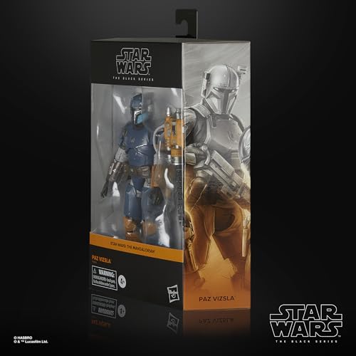 Star Wars The Black Series, Figurine Deluxe Paz Vizsla de 15 cm, Star Wars: The Mandalorian, à partir de 4 Ans