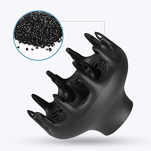 The Choice Hair Diffuser For Curly And Natural Hair Blow Dryer Diffuser To Maximize Frizz Volume And Enhance Natural Curly Hair Jungle Hair Products (Black, One Size) #TOP6