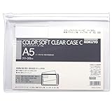 コクヨ(KOKUYO) Kokuyo clear case with color chuck Soft type A 5 white coke -315 W Japan