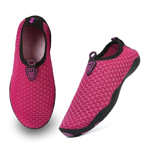QPT Water Shoes Barefoot Aqua Socks Fast Dry Beach Swim Outdoor Sports Shoes for Toddler Kids Boys Girls