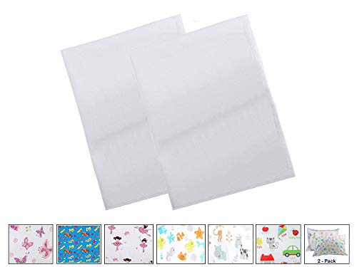 BB MY BEST BUDDY Toddler Kids Pillowcase for Boys and Girls - White
