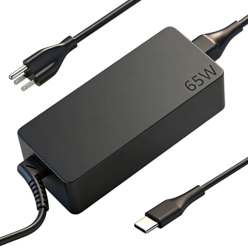 65W USB-C Charger for Lenovo Laptops ThinkPad IdeaPad Yoga