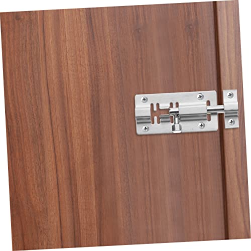 DOITOOL 12 Peças Plugue De Trava De Porta Interna Trava De Corrente De Porta Parafusos De Aço Inoxid