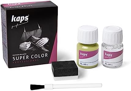 Kaps Super Color z Podkładem - Farba do Butów ze Skóry Naturalnej, Syntetycznej i Tekstyliów, 70 kolorów