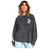  Roxy East Side - Long Sleeves Top for Women - Langärmliges Oberteil - Frauen - L - Schwarz.