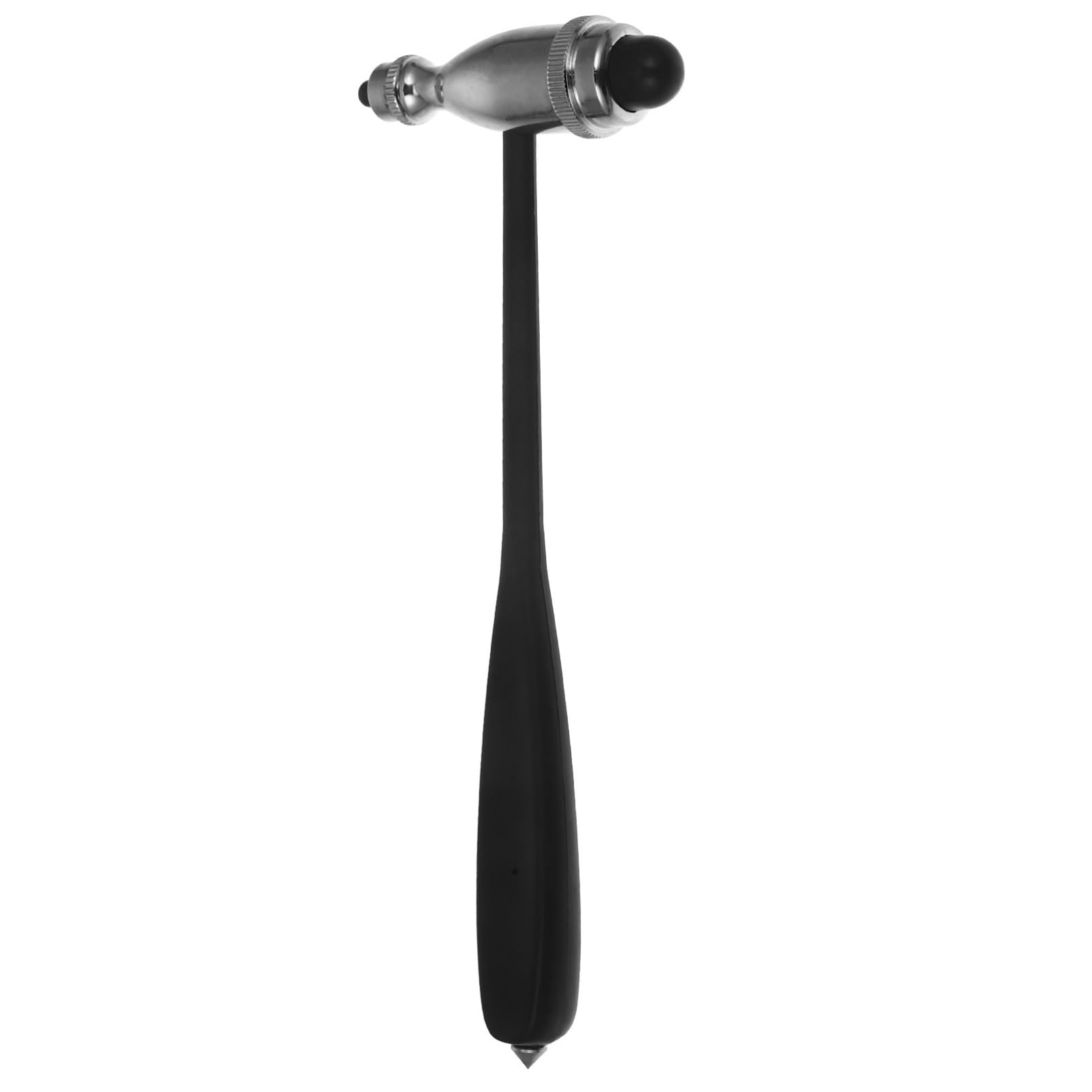 PRETYZOOM 4 Piezas martillo de percusión médico percusión neurológica martillo neurológico portátil martillo de prueba neurologica martillo de prueba multiusos Acero inoxidable Negro