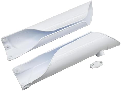 Universal Shock Absorber Fork Cover Guard Compatible With Motorcycle Models EXC EXCF SX SXF XC XCF XCW XCFW 125 150 200 250 300 350 450 500 2016 2022 Aftermarket ReplacementWhite