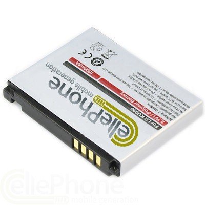cellePhone mobile generation Batterie Li-ION Compatible avec LG Arena CU915 KB770 KC780 KC910 KE990 KF690 KM900 KU990 U990 Viewty (Remplacement pour LGIP-580A)