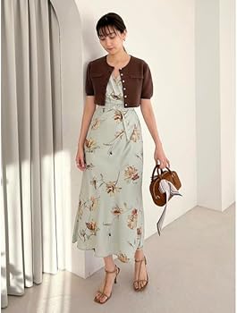 Amazon | [スナイデル] クロップドハーフスリーブカーデ