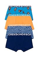 Bonds Boys' Underwear Trunk, Print YFE (4 Pack), '2/3