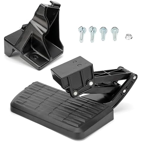 FOMIUZY Rear Bed Step Retractable Bumper Truck Tailgate Step Compatible with Toyota Tundra 2022 2023 2024 2025 Replaces PTS30-34000 PTS3034000 Cover