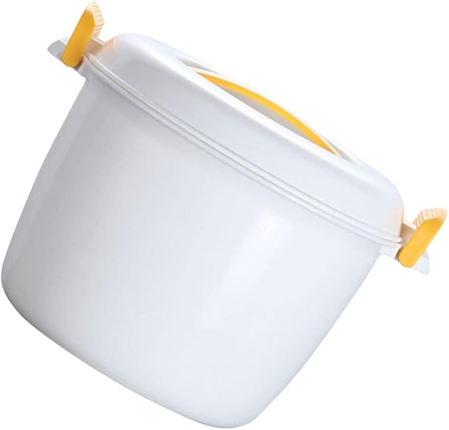 Microwave Rice Cooker Steamer: Microwave Cookware Steamer Travel Rice Cooker Portable Microwave Cooker Food Container for Home(Random Color)