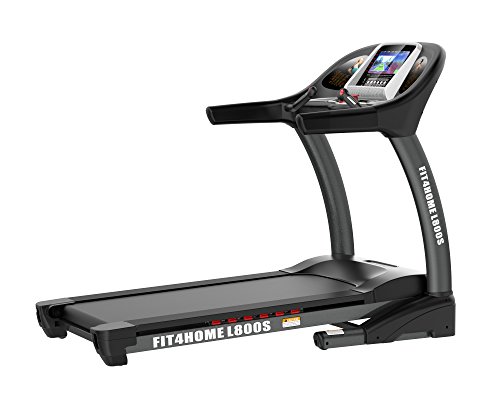 Olympic 2000 L-800S - Cinta de Correr Plegable (Estructura Resistente, 12 programas, Velocidad 1  22 km/h, 0  20% de inclinación, Gran Superficie de Running, Pantalla táctil)