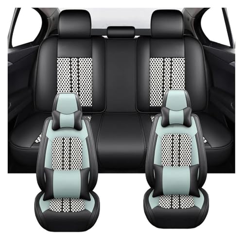 Housses de siège auto universelles vertes compatibles Ssangyong Korando Rexton